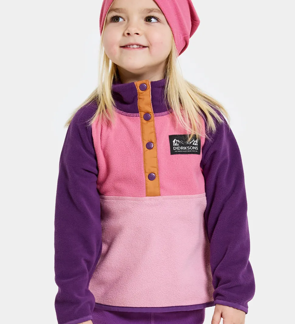 Didriksons Fleecetrøje - Monte - Light Heather Pink