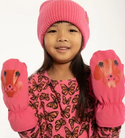 DYR-Cph Luffer m. Fleece - DYRPaw - Spicy Pink Rød Peace Panda