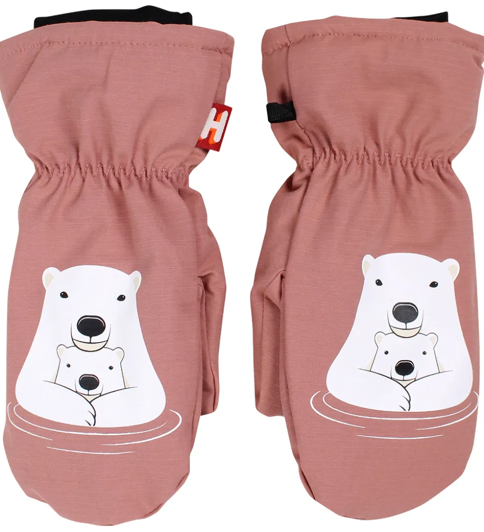 DYR-Cph Luffer m. Fleece - DYRPaw - DK Rose Beige m. Isbjørn Mor