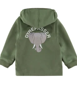 DYR-Cph Softshelljakke - Dyrevild - Soft Khaki Dyrepasser/Elefan