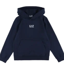 EA7 Hættetrøje - Armani Blue
