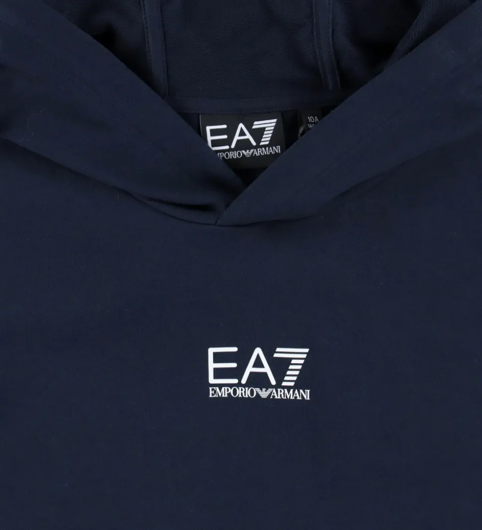 EA7 Hættetrøje - Armani Blue