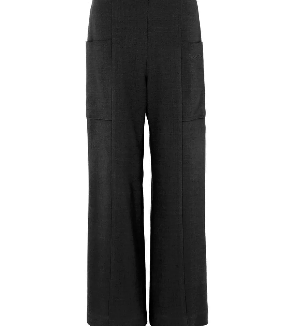 Emporio Armani Bukser - Viskose/Uld - Navy