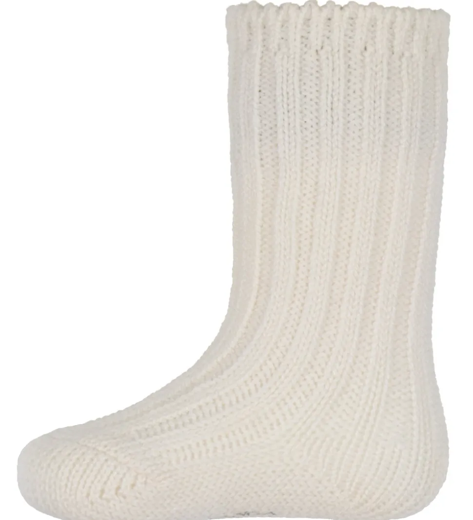 Fanga Fontana Strømper - Uld - Strik - Lana - Off White Melange