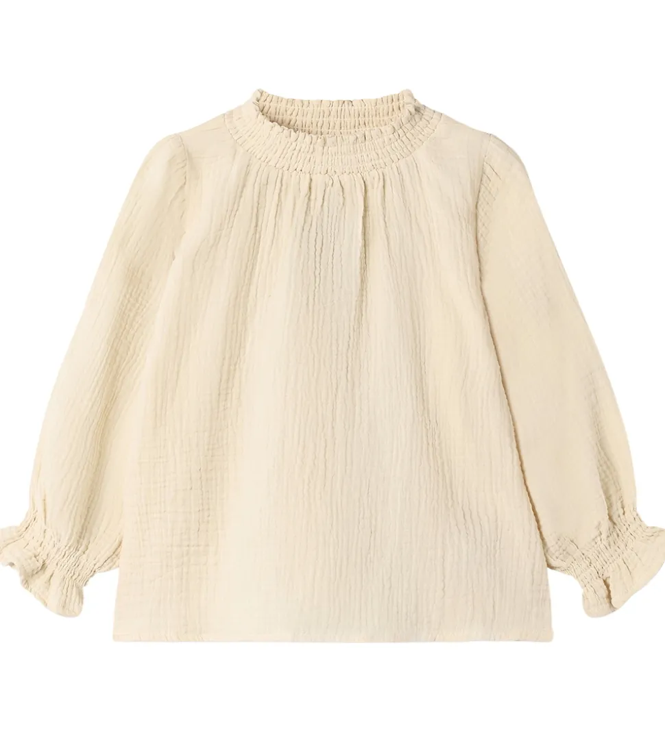 Fliink Bluse - Musselin - Paco - Sandshell