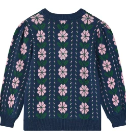 Fliink Bluse - Strik - Garden - Insignia Blue