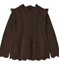 Fliink Bluse - Strik - Viskoseblanding - Alilly - Coffee Bean