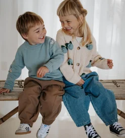 Fliink Cardigan - Strik - Cool Flower - Sandshell