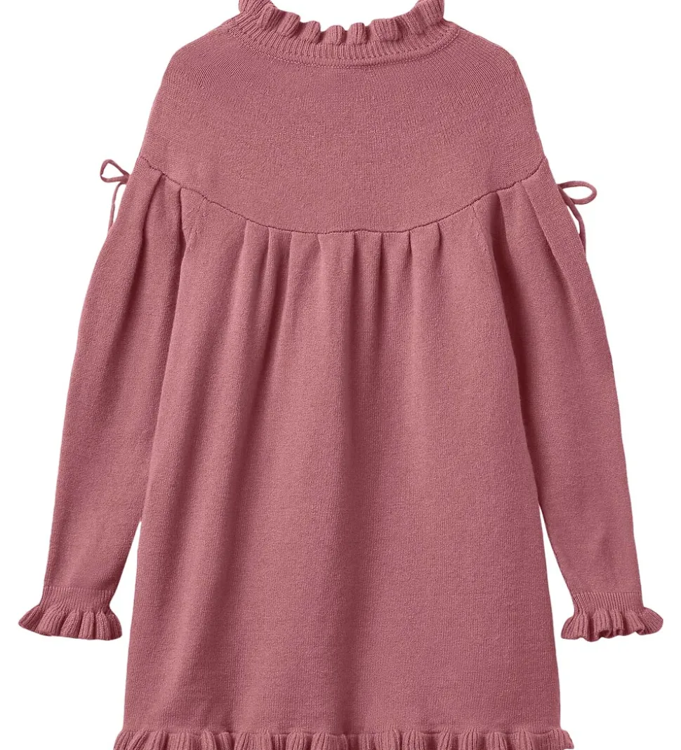 Fliink Kjole - Strik - Viskoseblanding - Kino - Ash Rose