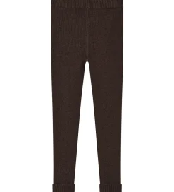 Fliink Leggings - Rib - Strik - Benna - Coffee Bean