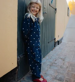 Fliink Skjorte - Fløjl - Dolly - Insignia Blue AOP