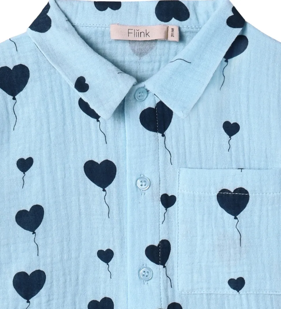 Fliink Skjorte - Love - Dream Blue