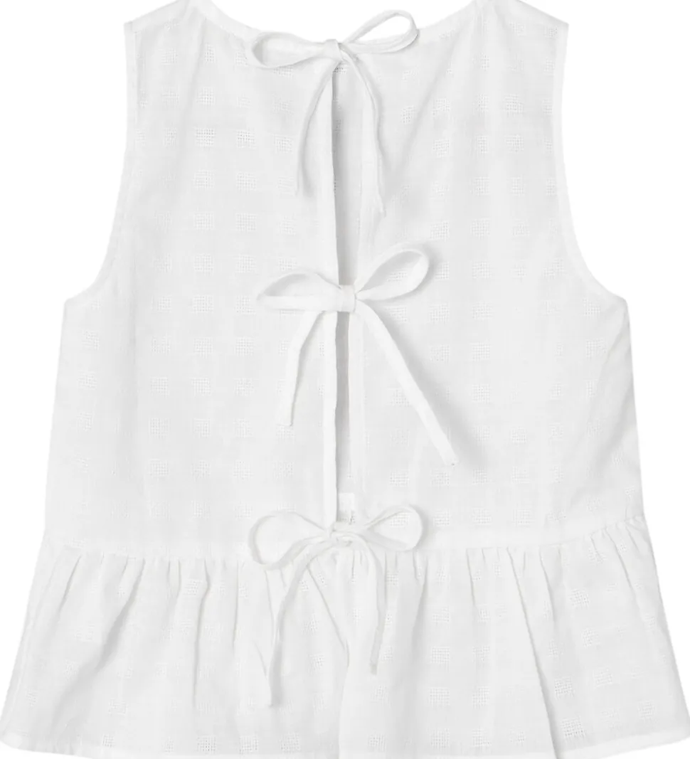 Fliink Top - Zorro - Cloud Dancer m. Hulmønster