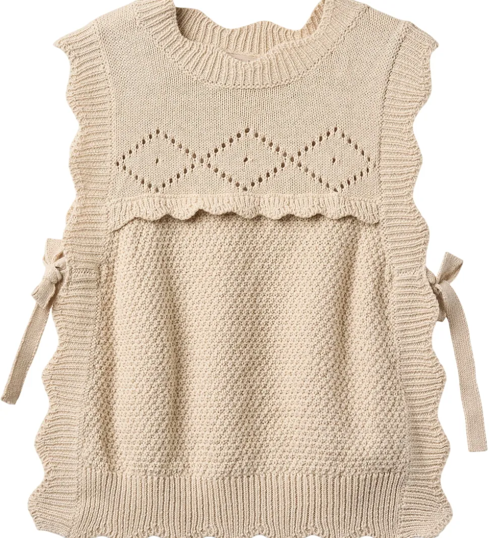 Fliink Vest - Strik - Lovely - Sandshell
