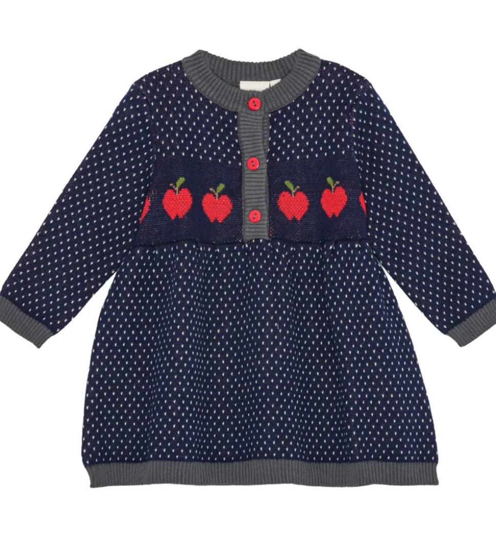 Flöss Kjole - Esther - Strik - Navy Space