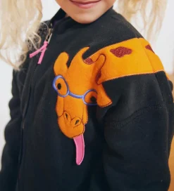 Freds World Fleecejakke - Sort m. Giraf