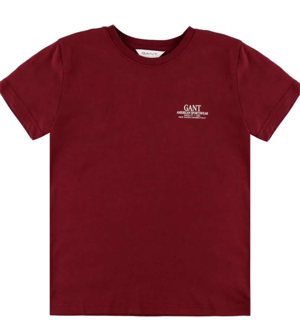 GANT T-shirt - Plumped Red m. Logo