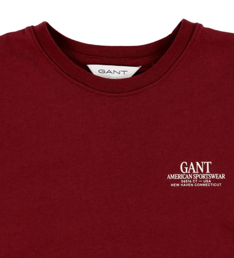 GANT T-shirt - Plumped Red m. Logo