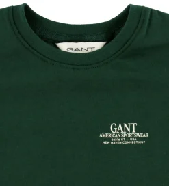 GANT T-shirt - Tartan Green m. Logo