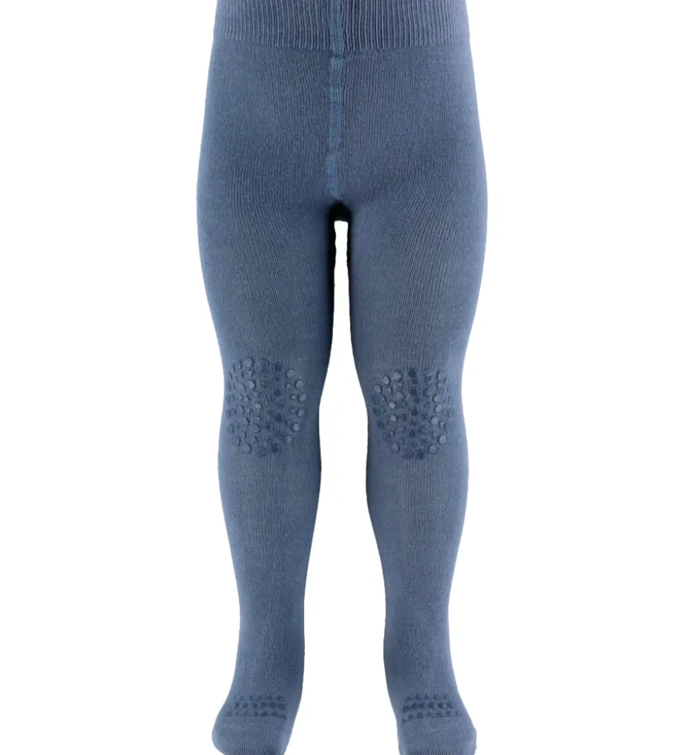 GoBabyGo Kravlestrømpebukser - Noos - Bambus - Stone Blue