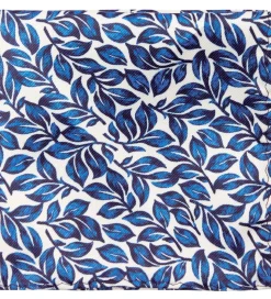 Grunt Butterfly m. Lommetrøklæde - Our Leaf - Blue Flower