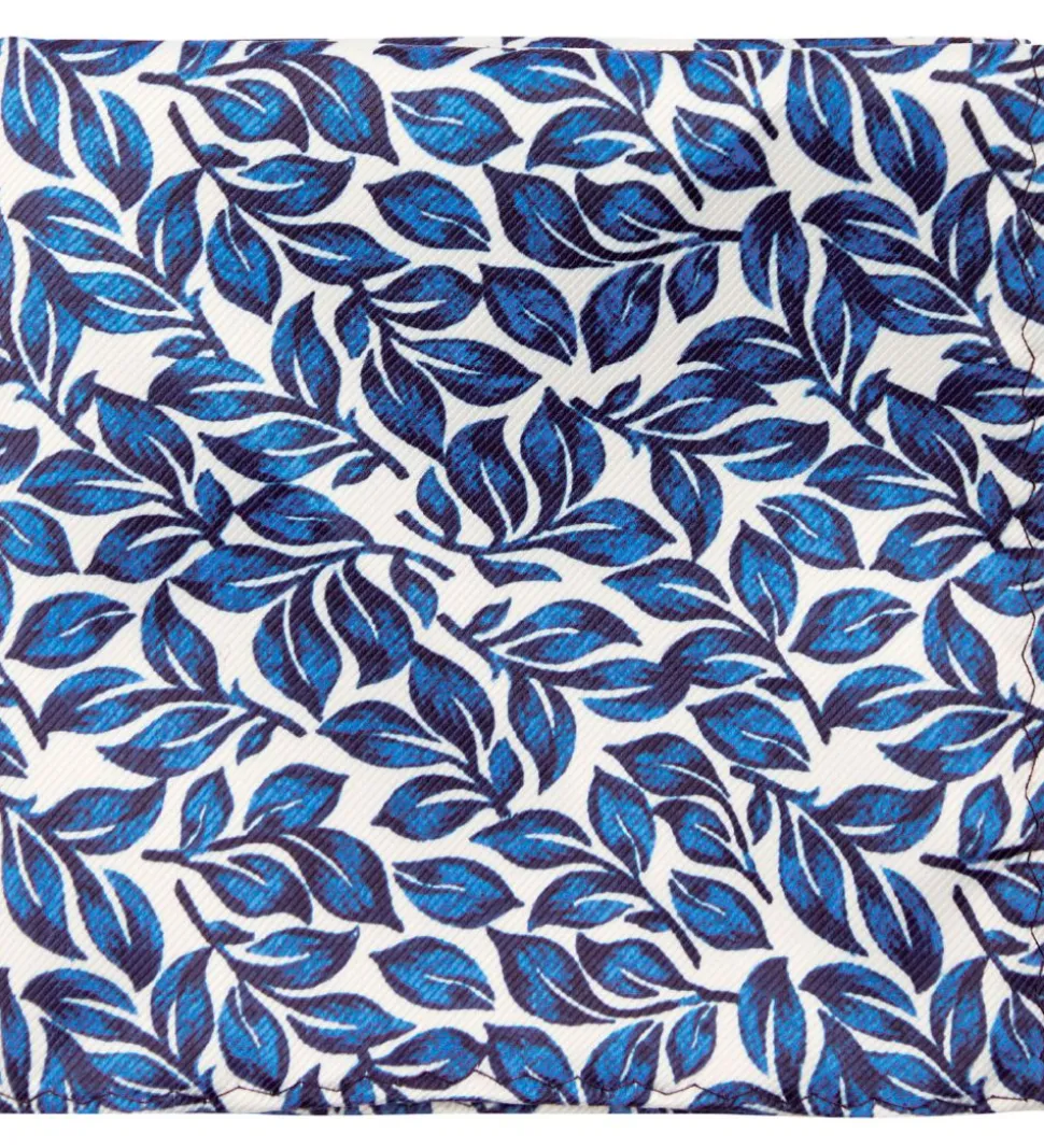 Grunt Butterfly m. Lommetrøklæde - Our Leaf - Blue Flower