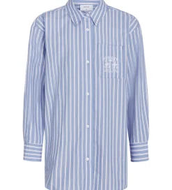 Grunt Skjorte - GrFully - Blå m. Striber