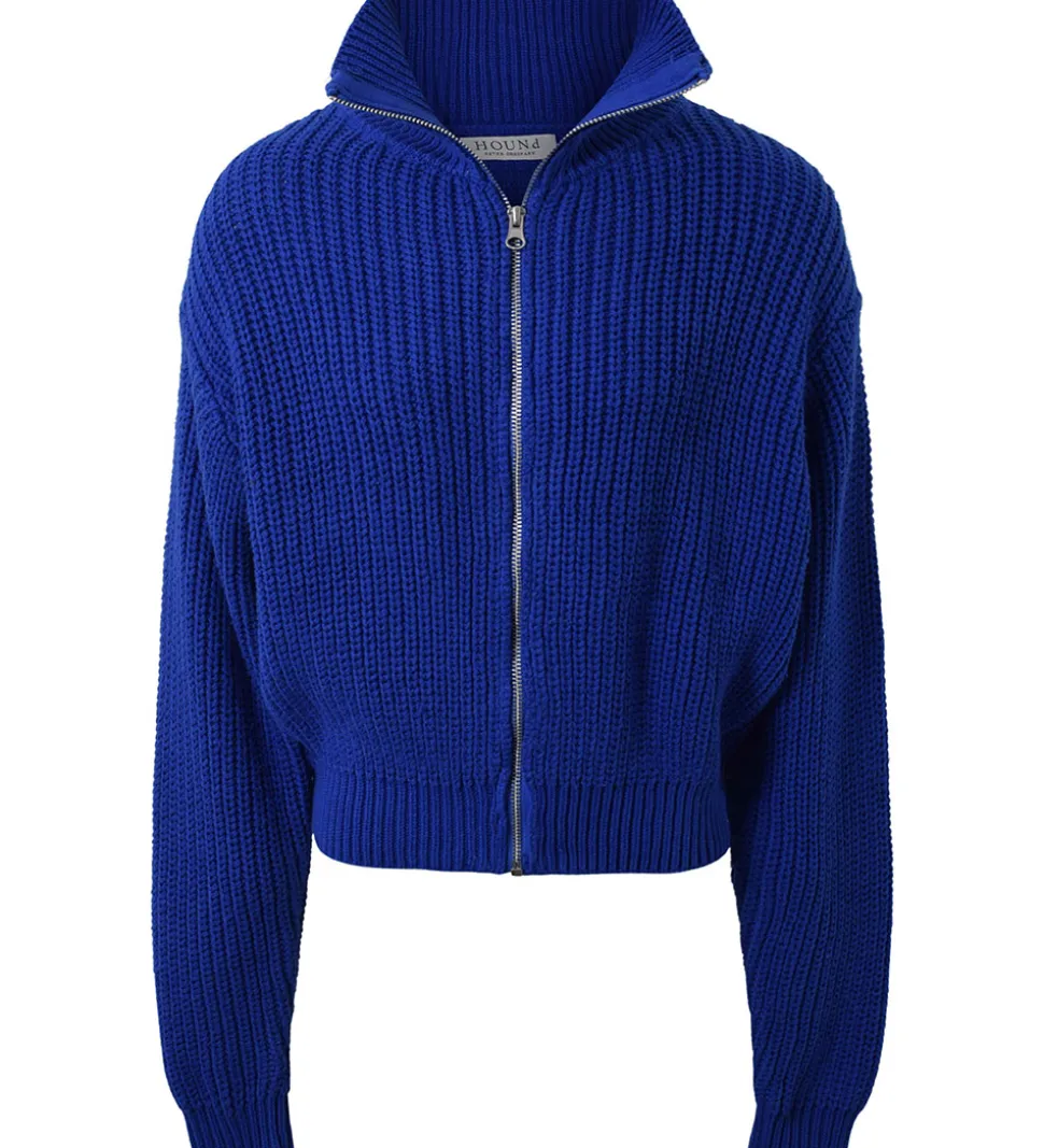 Hound Cardigan - Strik - Cobalt Blue