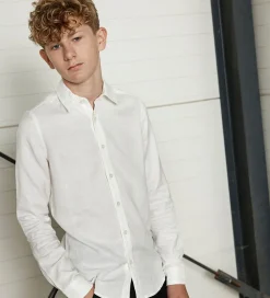 Hound Skjorte - Hør/Viskose - Hvid