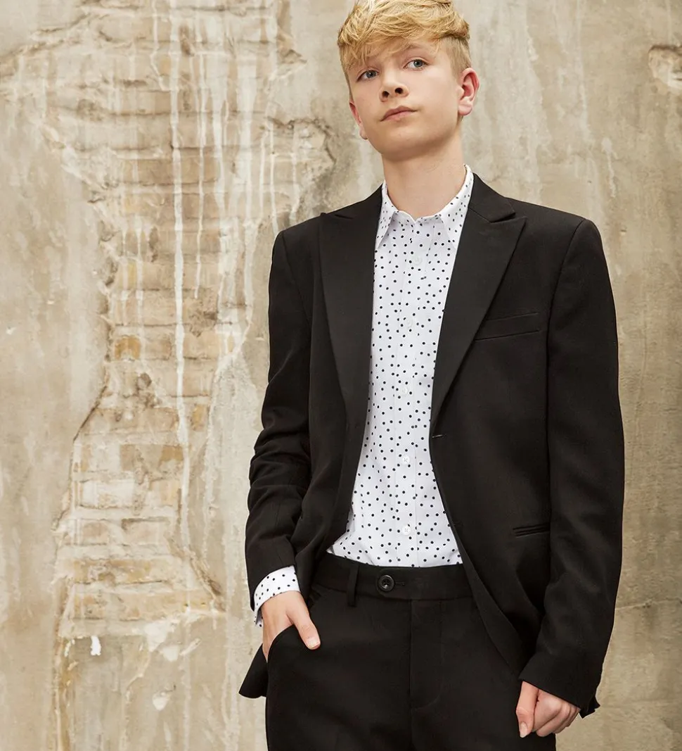 Hound Skjorte - Hvid m. Prikker