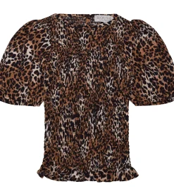 Hound Top - Leopard - Sort/Beige/Brun