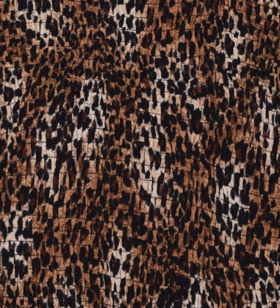 Hound Top - Leopard - Sort/Beige/Brun