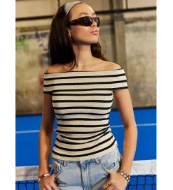 Hound Top - Rib - Striped