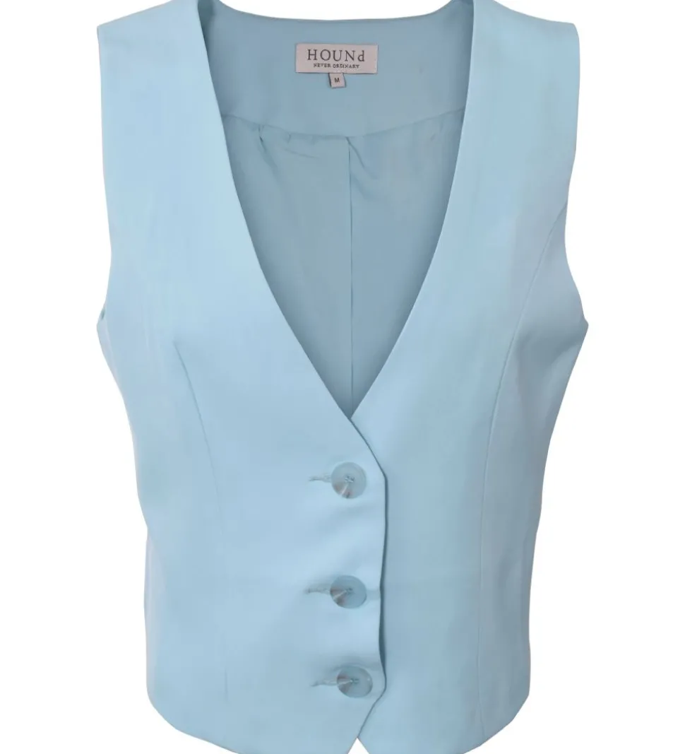 Hound Vest - Fashion Vest - Light Blue
