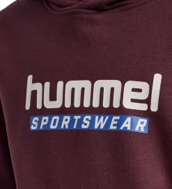 Hummel Hættetrøje - hmlJr Logo Hoodie - Vineyard Wine