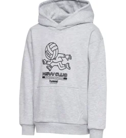Hummel Hættetrøje - HmlJR - Headball - Light Grey Melange