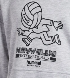 Hummel Hættetrøje - HmlJR - Headball - Light Grey Melange