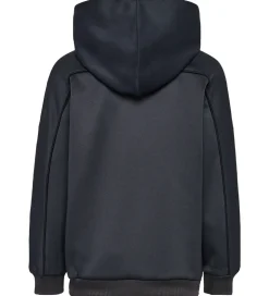 Hummel Hættetrøje - hmlJR Performance - Interlock Hoddie - Ebony
