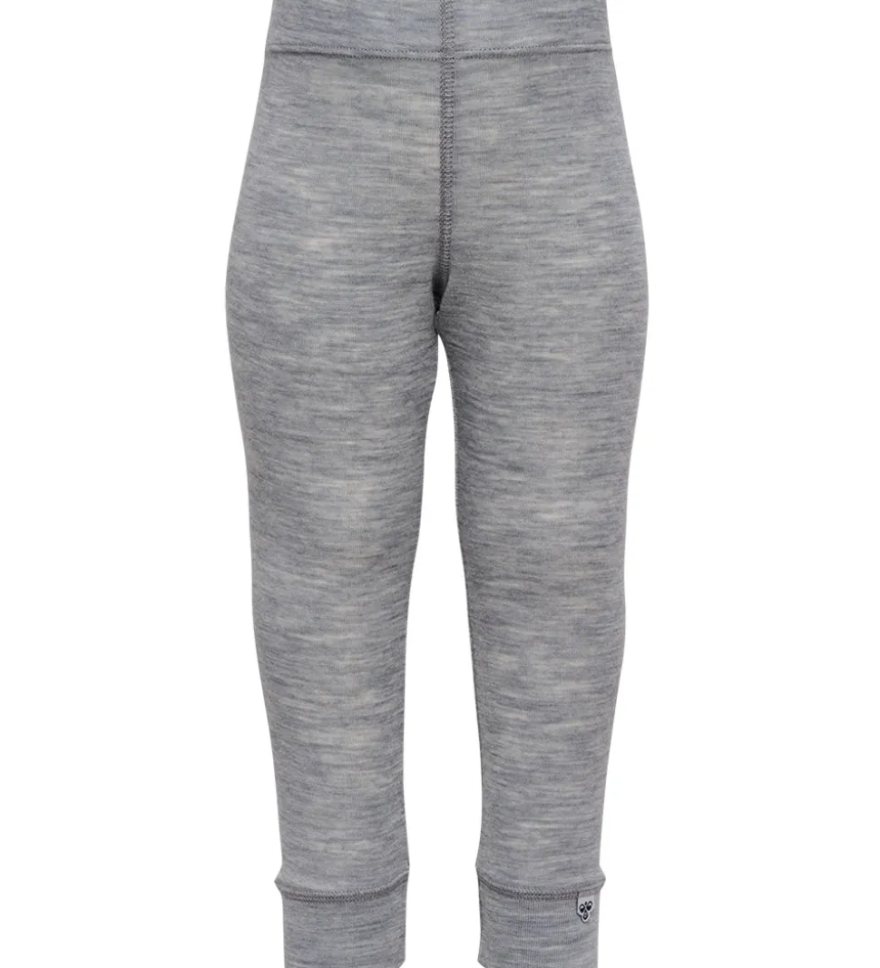 Hummel Leggings - HmlMini - Uld - Gråmeleret