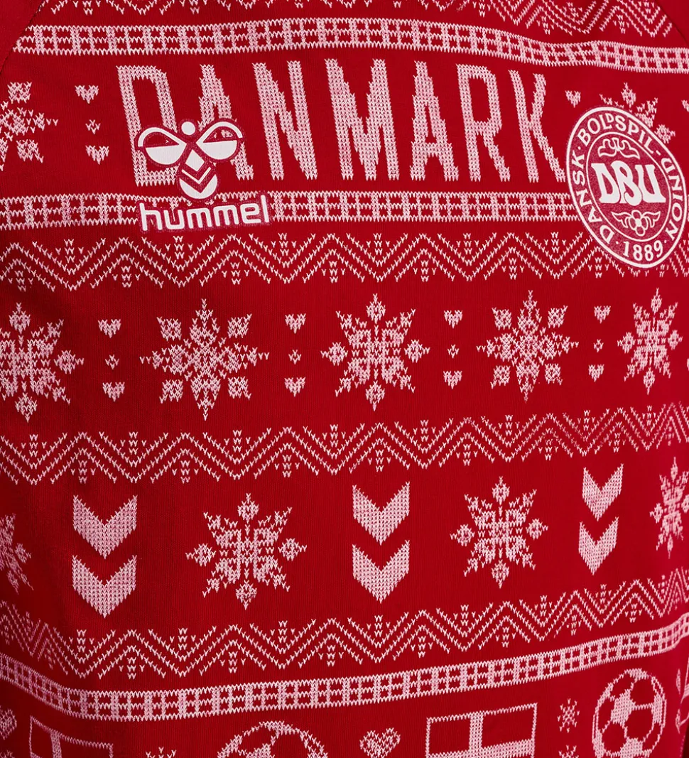 Hummel Nattøj - 2-delt - hmlDBU Fan XMAS Pyjamas - Tango Red
