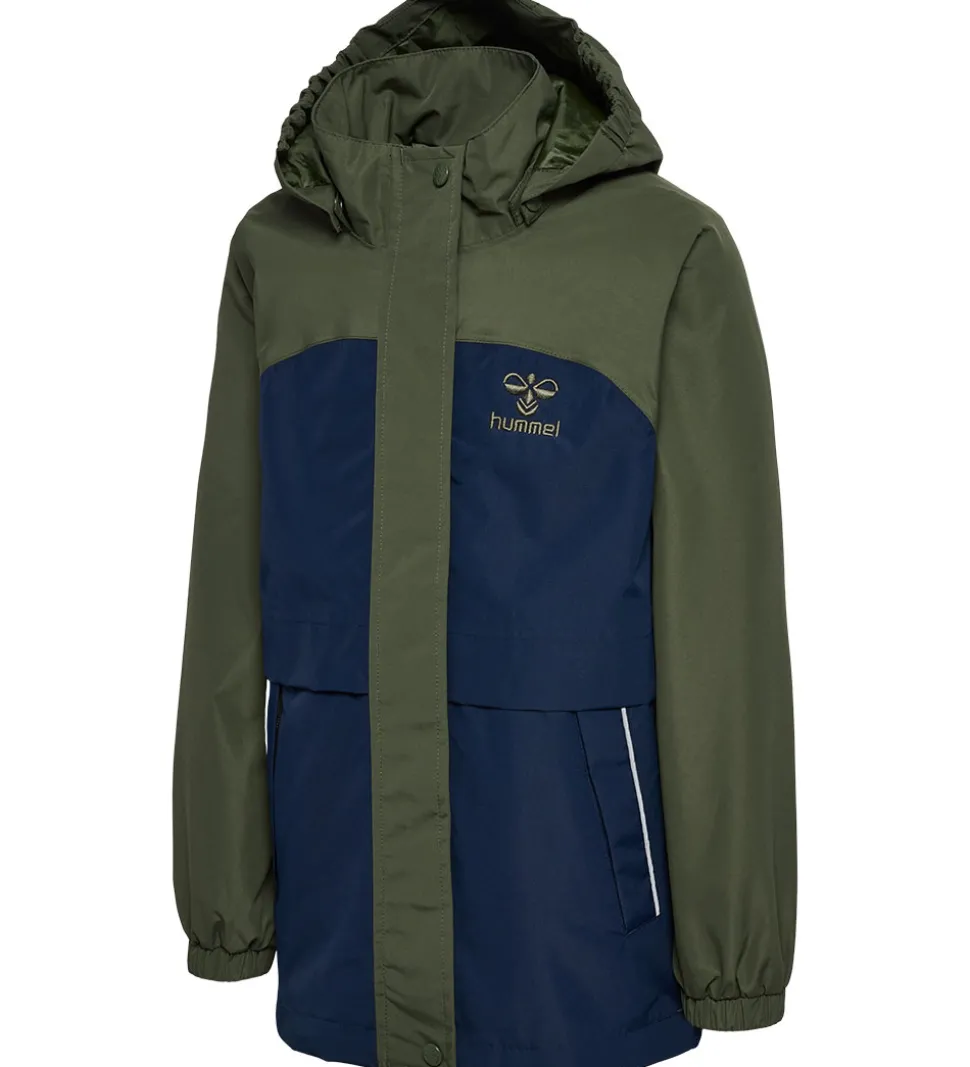 Hummel Skaljakke - hmlMonsun Tex - Olive Night