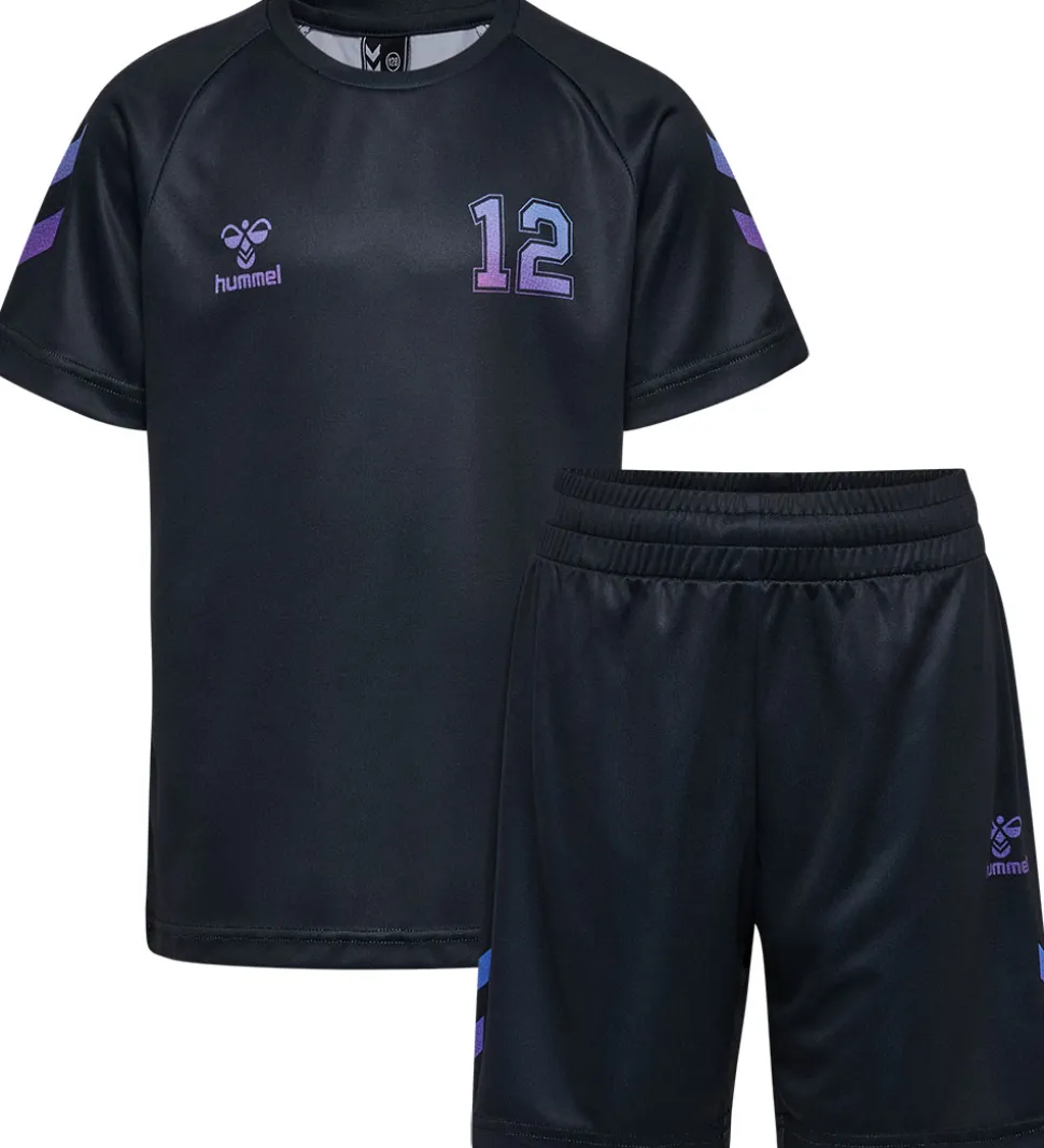 Hummel Træningssæt - HmlShimmer - Black/Cayenne