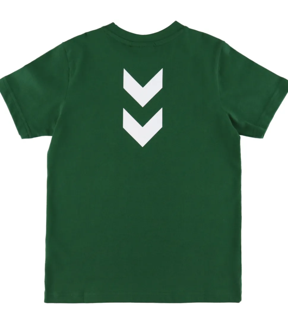 Hummel T-Shirt - hmlJR Graphic 1923 - Mørkegrøn