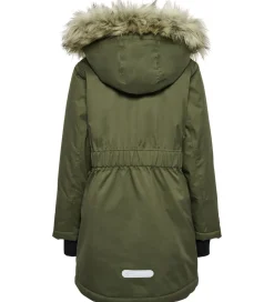 Hummel Vinterjakke - hmlAlma Tex - Olive Night