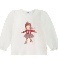 Hust and Claire Bluse - HCAlma - Sugar m. Skøjter