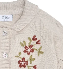Hust and Claire Cardigan - Strik - Cilja Embroidery - French Oak