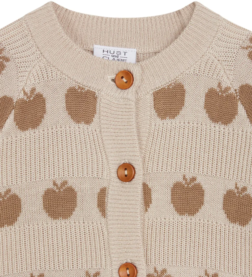 Hust and Claire Cardigan - Strik - Bambus - HCCuno - Warm Sand