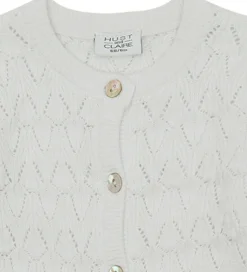 Hust and Claire Cardigan - Strik - Cilja - White m. Hulmønster