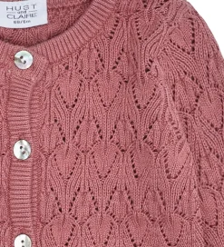 Hust and Claire Cardigan - Strik - Cilja Pointelle - Dry Rose