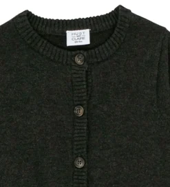 Hust and Claire Cardigan - Clyde - Strik - Koksgrå Melange